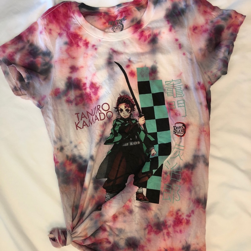 Demon Slayer Anime Tie Dye Shirt • Anime Shirt